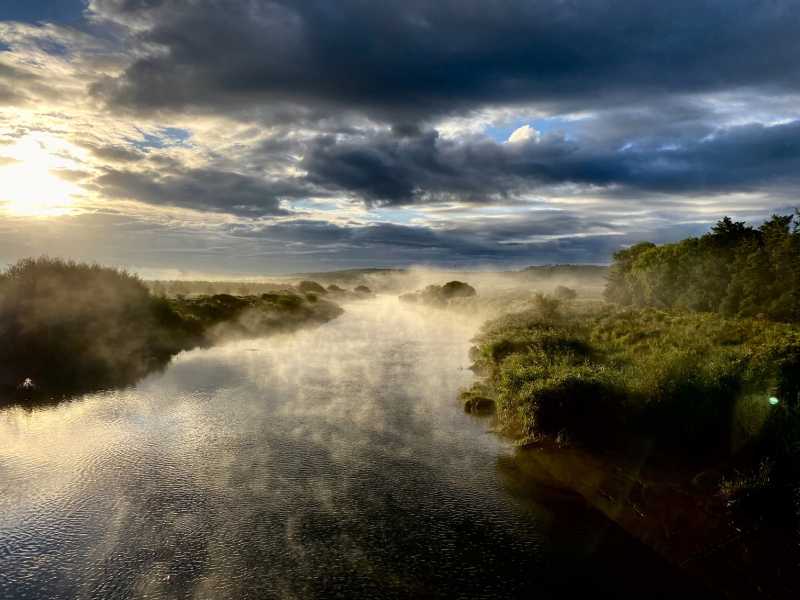"Evaporation fog on the River Maine, Kerry" from Colin Murphy Contract pics