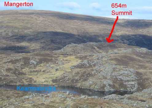             MountainViews.ie picture about Dromderalough NE Top (<em>Drom idir dhá Loch (mullach thoir thuaidh)</em>)            