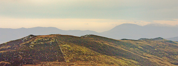 MountainViews.ie Picture about mountain Beenreagh (<i>An Bhinn Riabhach</i>) in area Glenbeigh Horseshoe, Ireland