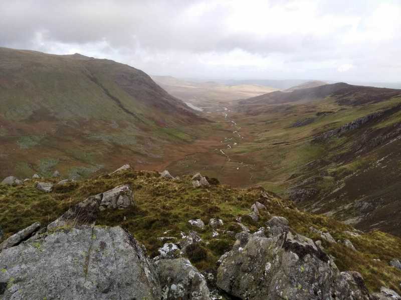             MountainViews.ie picture about Clogwyn Llech Lefn [Bwlch y Tri Marchog Top]             