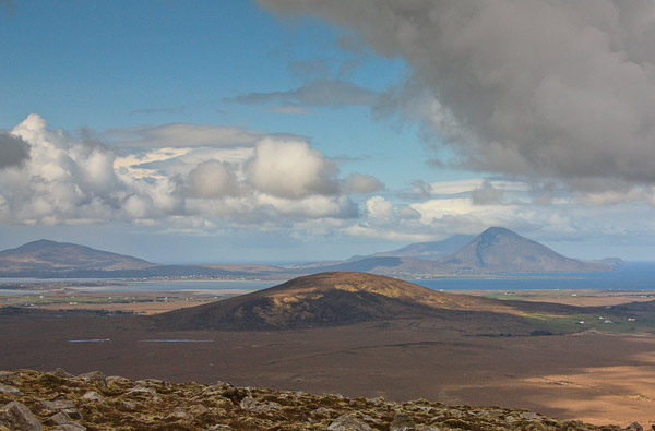 MountainViews.ie Picture about mountain Bunmore (<i>An Bun Mór</i>) in area Nephin Begs, Ireland