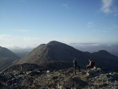 MountainViews.ie Picture about mountain Bencorr (<i>Binn an Choire</i>) in area Twelve Bens, Ireland