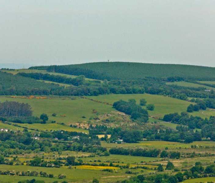 MountainViews.ie Picture about mountain Cupidstown Hill (<i>Cnoc Bhaile Cupid</i>) in area Dublin, Ireland