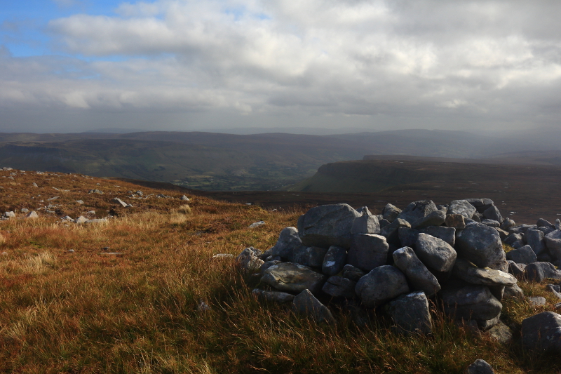 MountainViews.ie Picture about mountain Truskmore SE Cairn  in area Dartry Mountains, Ireland