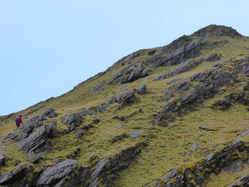 MountainViews.ie Picture about mountain Beann NE Top (<i>An Bheann Bhán (mullach thoir thuaidh)</i>) in area Dunkerron Mountains, Ireland