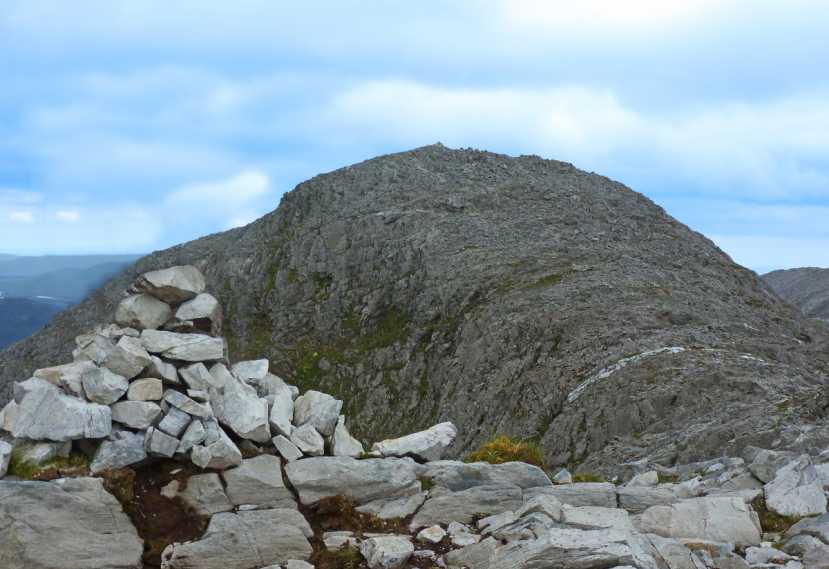 MountainViews.ie Picture about mountain Bencorr North Top (<i>Binn an Choire (mullach thuaidh)</i>) in area Twelve Bens, Ireland
