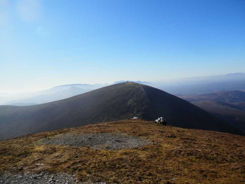 MountainViews.ie Picture about mountain The Paps West (<i>An Dá Chích Anann - An Chíoch Thiar</i>) in area Derrynasaggart, Ireland