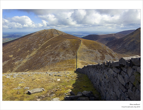 MountainViews.ie Picture about mountain Slieve Meelmore (<i>Sliabh Míol Mór</i>) in area Mourne Mountains, Ireland