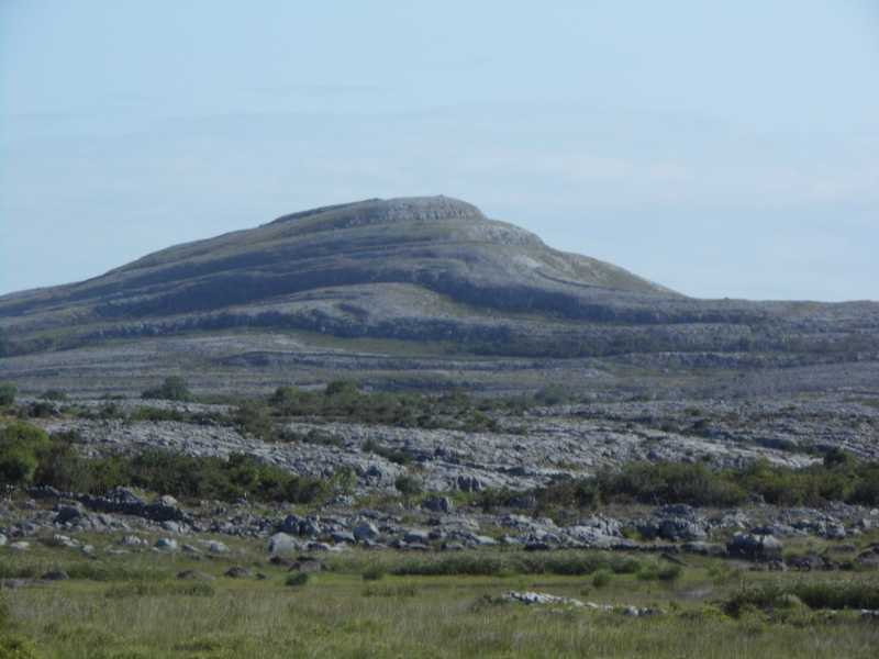 MountainViews.ie Picture about mountain Mullagh More (<i>An Mullach Mor</i>) in area West Clare, Ireland