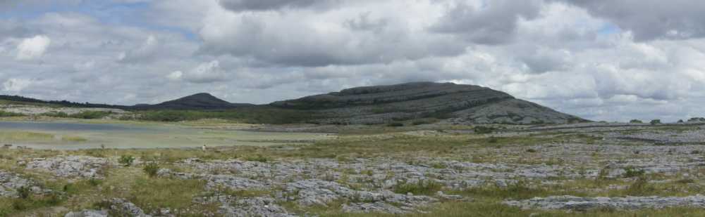 MountainViews.ie Picture about mountain Mullagh More (<i>An Mullach Mor</i>) in area West Clare, Ireland