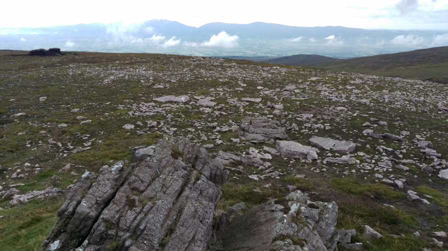 MountainViews.ie Picture about mountain Laghtshanaquilla North-East Top (<i>Leacht Sheanchoille (mullach thoir thuaidh)</i>) in area Galty Mountains, Ireland