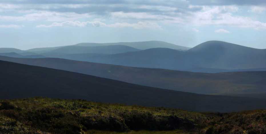 MountainViews.ie Picture about mountain Tonduff East Top (<i>Tóin Dubh soir barr</i>) in area Wicklow, Ireland