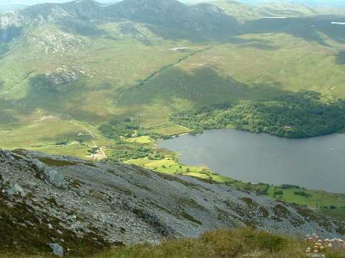 MountainViews.ie Picture about mountain Slieve Snaght (<i>Sliabh Sneachta</i>) in area Derryveagh Mountains, Ireland