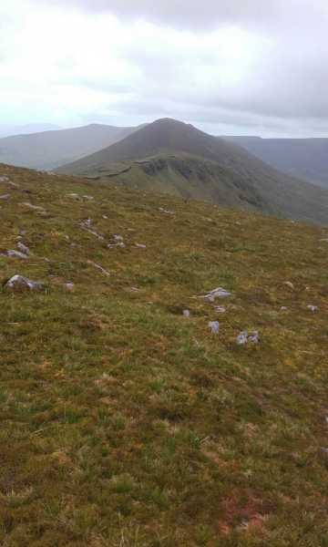 MountainViews.ie Picture about mountain Knockmulanane West Top (<i>Cnoc Mhaoilionáin (mullach thiar)</i>) in area Central Dingle, Ireland