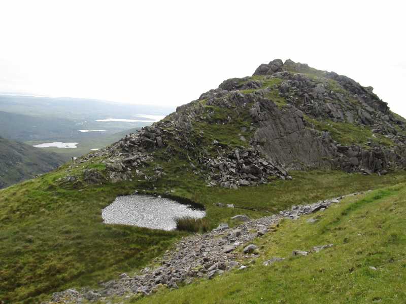 MountainViews.ie Picture about mountain Altnagaighera (<i>Binn Fhraoigh</i>) in area Twelve Bens, Ireland