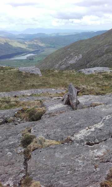 MountainViews.ie Picture about mountain Sallagh South-West Top (<i>Caora Bhán (mullach thiar theas)</i>) in area Dunkerron Mountains, Ireland