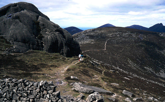 MountainViews.ie Picture about mountain Slieve Binnian North Top (<i>Sliabh Binneáin (mullach thuaidh)</i>) in area Mourne Mountains, Ireland