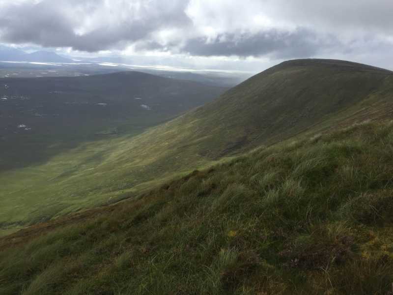 MountainViews.ie Picture about mountain Tawnyanruddia (Slieve Carr South-West Top) in area Nephin Begs, Ireland