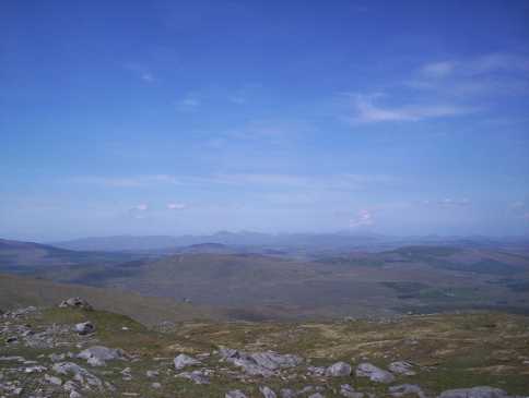MountainViews.ie Picture about mountain Croaghgorm (<i>An Chruach Ghorm</i>) in area Bluestack Mountains, Ireland