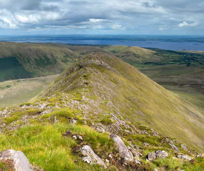 MountainViews.ie Picture about mountain Buckaun East (<i>An Bocán Thoir</i>) in area Partry & Joyce, Ireland