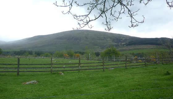MountainViews.ie Picture about mountain Ballineddan Mountain (<i>Sliabh Bhuaile an Fheadáin</i>) in area Wicklow, Ireland