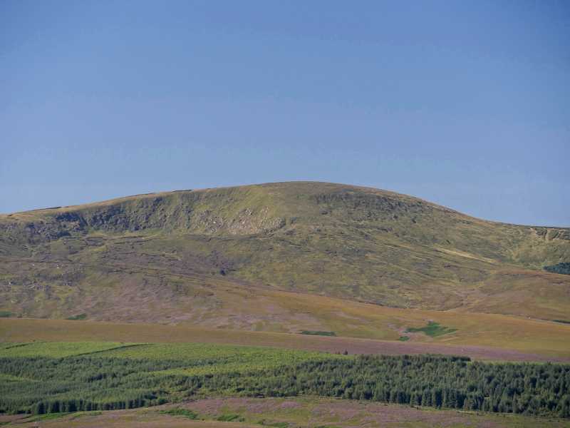 MountainViews.ie Picture about mountain Mullaghcleevaun (<i>Mullach Cliabháin</i>) in area Wicklow, Ireland