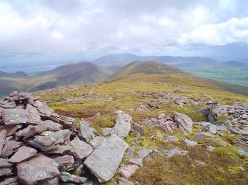 MountainViews.ie Picture about mountain <i>Cnoc na Bánóige</i>  in area Central Dingle, Ireland