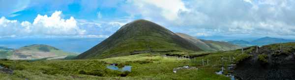MountainViews.ie Picture about mountain Drung Hill (<i>Cnoc Droinge</i>) in area Glenbeigh Horseshoe, Ireland