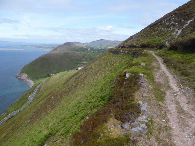 MountainViews.ie Picture about mountain Drung Hill (<i>Cnoc Droinge</i>) in area Glenbeigh Horseshoe, Ireland