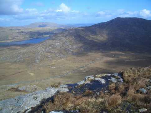 MountainViews.ie Picture about mountain Corcogemore (<i>Corcóg</i>) in area Maamturks, Ireland