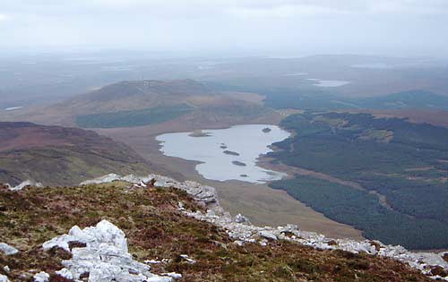 MountainViews.ie Picture about mountain Maumonght (<i>Mám Uchta</i>) in area Twelve Bens, Ireland