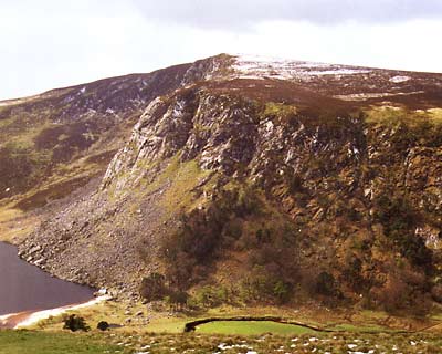 MountainViews.ie Picture about mountain Luggala (<i>Log an Lá</i>) in area Wicklow, Ireland
