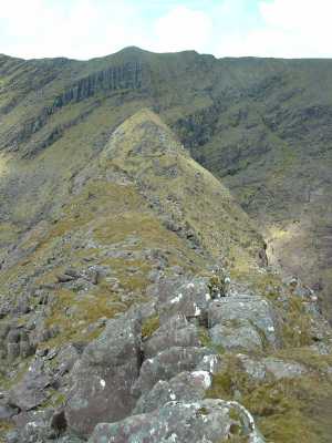 MountainViews.ie Picture about mountain Benagh (<i>Binn Fhaiche</i>) in area Brandon Group, Ireland