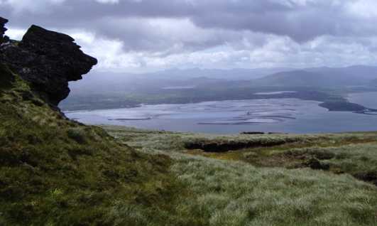 MountainViews.ie Picture about mountain Caherbla (<i>Cathair Bhláth</i>) in area Slieve Mish, Ireland