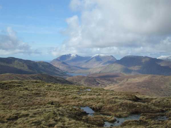 MountainViews.ie Picture about mountain Bunnacunneen (<i>Binn Uí Chuinneáin</i>) in area Partry & Joyce, Ireland