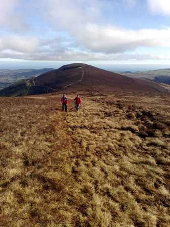 MountainViews.ie Picture about mountain Maulin (<i>Málainn</i>) in area Wicklow, Ireland