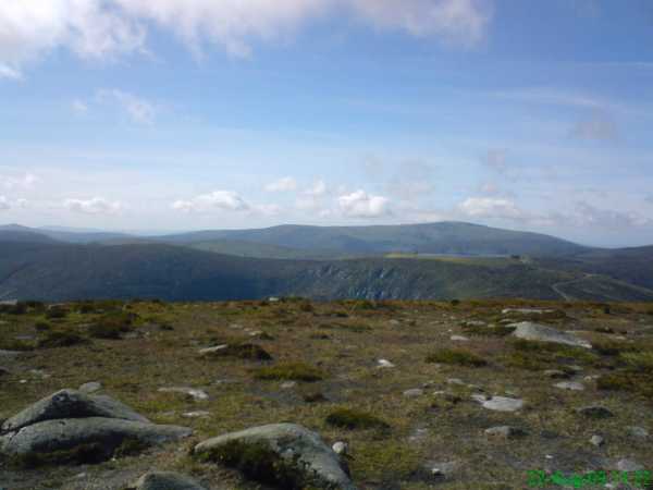 MountainViews.ie Picture about mountain Tonelagee (<i>Tóin le Gaoith</i>) in area Wicklow, Ireland