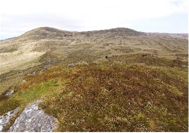 MountainViews.ie Picture about mountain Carran South Top (<i>An Carn (Mullach Theas)</i>) in area West Cork Mountains, Ireland