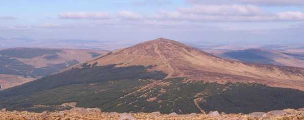 MountainViews.ie Picture about mountain Gaugin Mountain (<i>An Gáigín</i>) in area Bluestack Mountains, Ireland