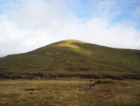 MountainViews.ie Picture about mountain Birreencorragh South Top (<i>Birín Corrach (mullach theas)</i>) in area Nephin Begs, Ireland