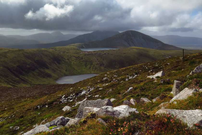 MountainViews.ie Picture about mountain Aghla Beg (<i>An Eachla Bheag</i>) in area Derryveagh Mountains, Ireland