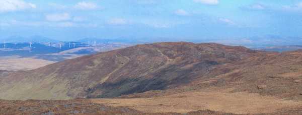 MountainViews.ie Picture about mountain Carran Far NE Top (<i>An Carn (mullach i gcéin thoir thuaidh)</i>) in area West Cork Mountains, Ireland