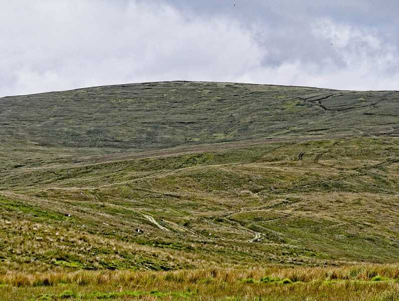 MountainViews.ie Picture about mountain Crockbrack (<i>Cnoc Breac</i>) in area Sperrin Mountains, Ireland