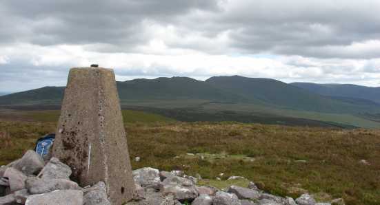 MountainViews.ie Picture about mountain Laghtnafrankee (<i>Leacht na Francaí</i>) in area Comeragh Mountains, Ireland