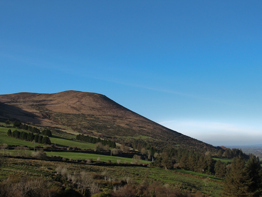 MountainViews.ie Picture about mountain Seefin Mountain East Top (<i>Suí Finn (mullach thoir)</i>) in area Ballyhoura Mountains, Ireland