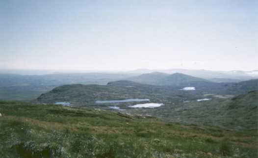 MountainViews.ie Picture about mountain Binnasruell (<i>Binn na Sruthal</i>) in area Bluestack Mountains, Ireland