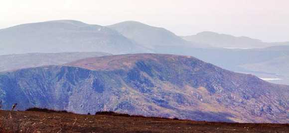 MountainViews.ie Picture about mountain Claggan Mountain NE Top (<i>Sliabh na Cloigne (m. thoir thuaidh)</i>) in area Nephin Begs, Ireland