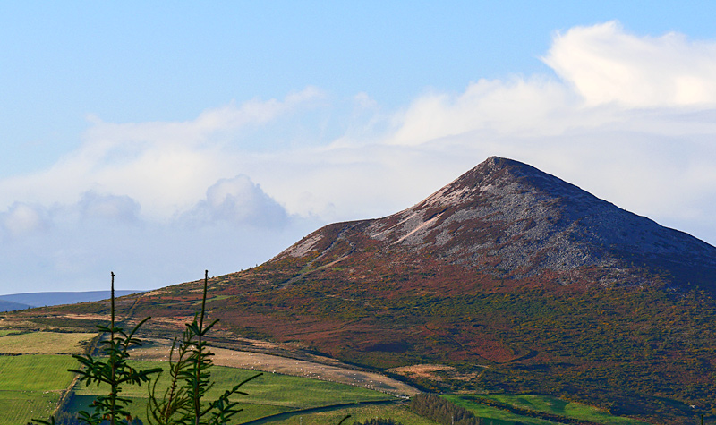 MountainViews.ie Picture about mountain Great Sugar Loaf (<i>Ó Cualann</i>) in area Wicklow, Ireland