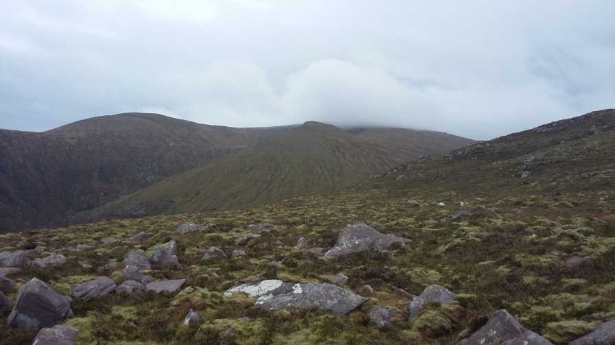 MountainViews.ie Picture about mountain Gearhane (<i>An Géarán</i>) in area Slieve Mish, Ireland