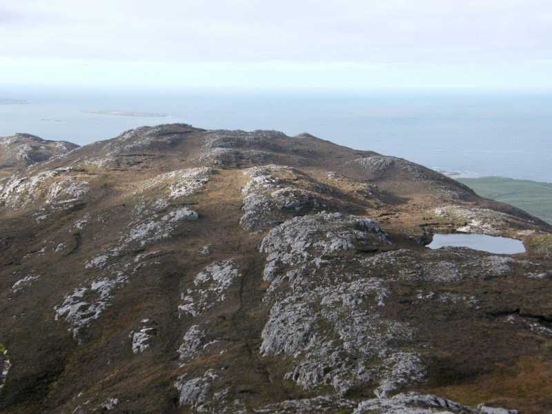 MountainViews.ie Picture about mountain Tully Mountain West  in area Galway Coastal Hill, Ireland